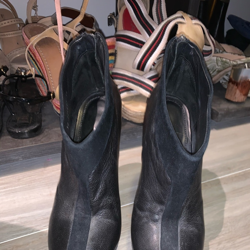 YSL / Saint Laurent Black Booties - Picture 3 of 4